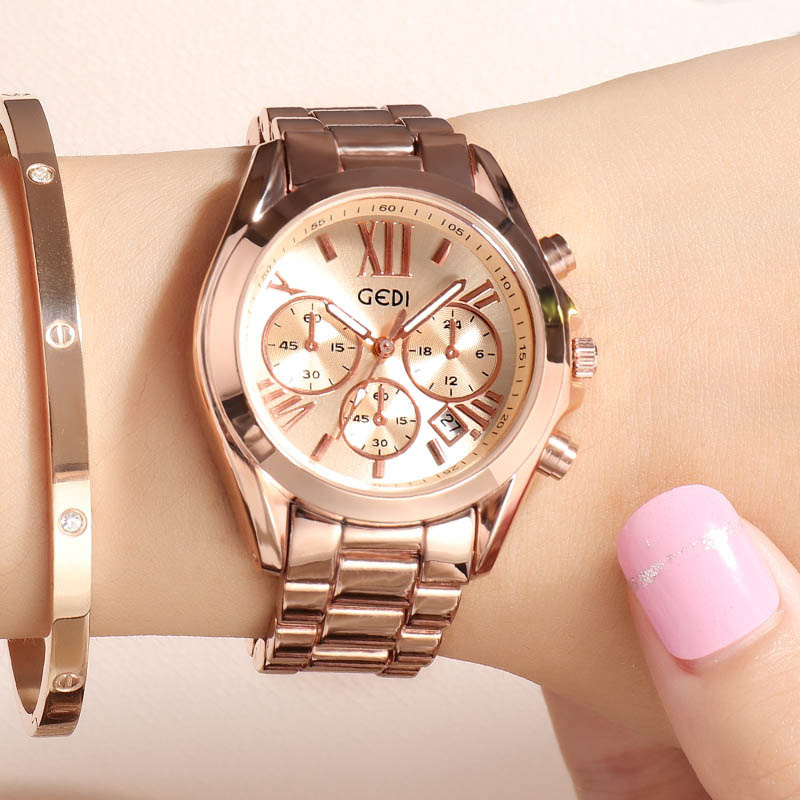 Luxury Watch Unique - Reloj informal de lujo para mujer,