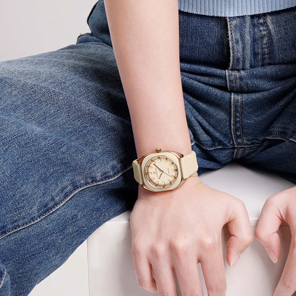Luxury Watch Black - Reloj de Pulsera de Cuarzo NAVIFORCE