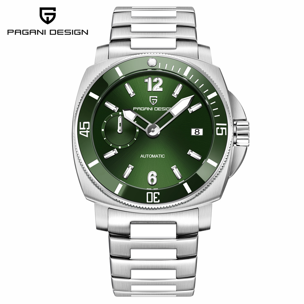 Luxury Watch Green Dial - Reloj PAGANI DESIGN para hombre, relojes