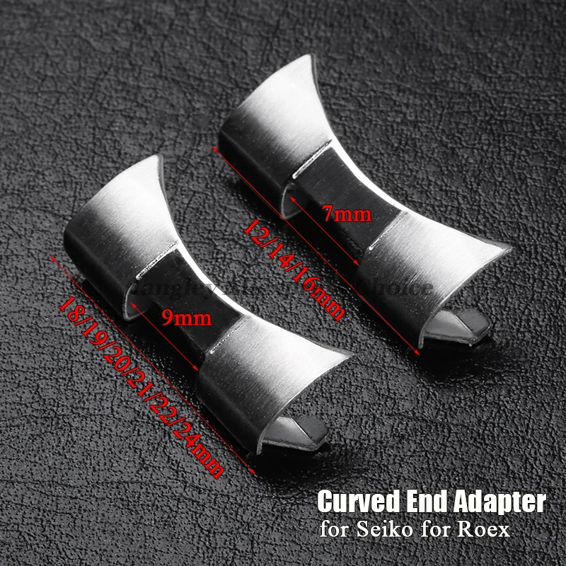 Luxury Watch Unique - Enlace de extremo curvado para conector