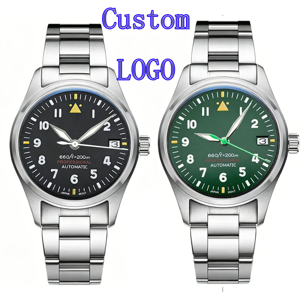Automatic Pilot Watch - Reloj de Piloto Personalizado con Logotipo,