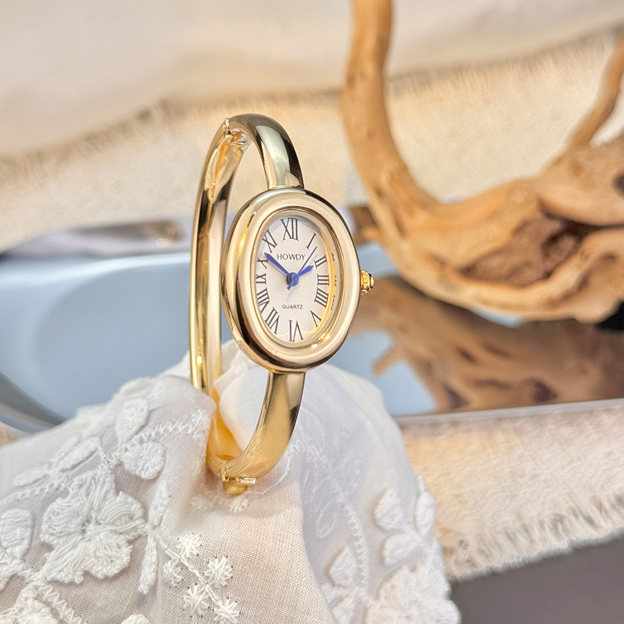 Luxury Watch Unique - Reloj de Pulsera de Cuarzo Ovalado