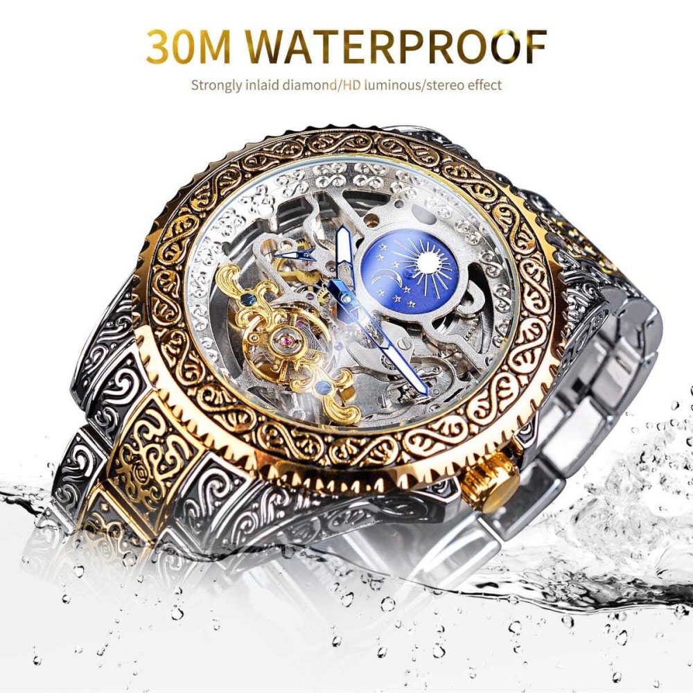 Reloj Mecánico Automático de L - Luxury Watch Engraving reseña y precio