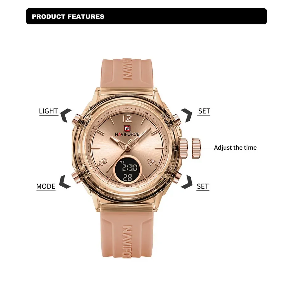 NAVIFORCE NF7109 Reloj de cuar - Luxury Watch Black reseña y precio