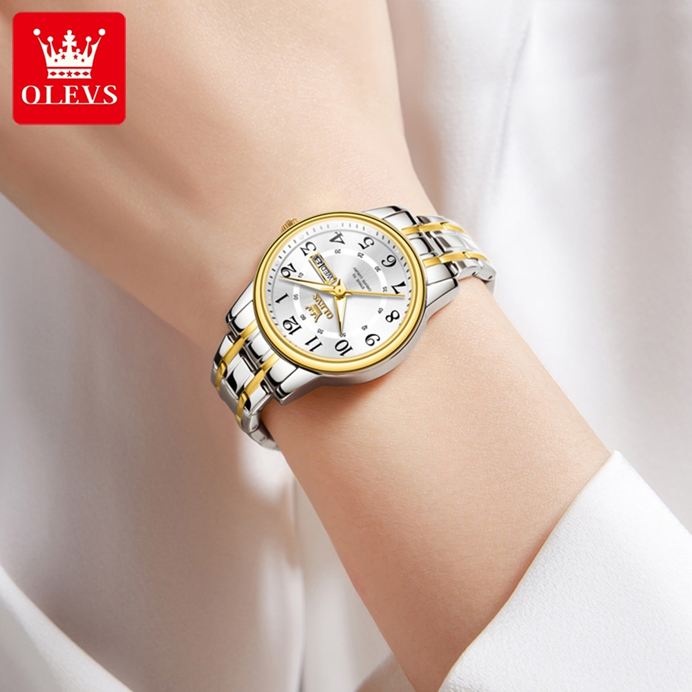 OLEVS 2891 relojes de marca de - Luxury Watch Green reseña y precio