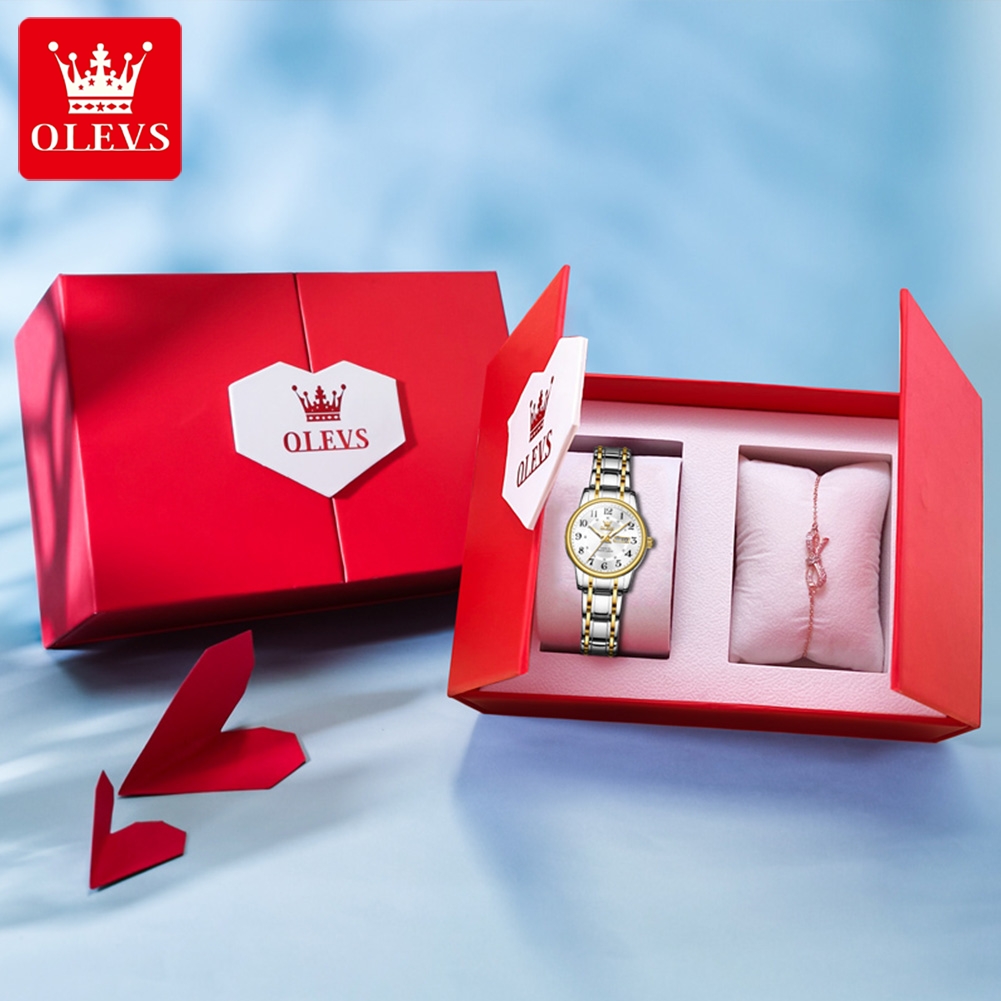 OLEVS 2891 relojes de marca de - Luxury Watch Green reseña y precio