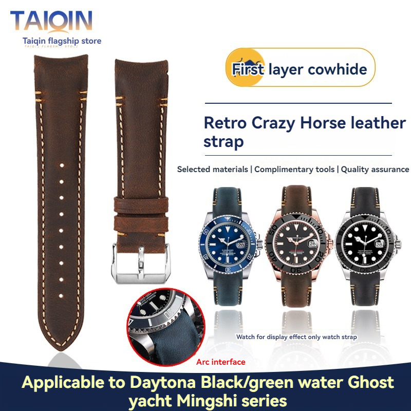 Correa mate Retro con extremo  - Luxury Watch Green Dial reseña y precio