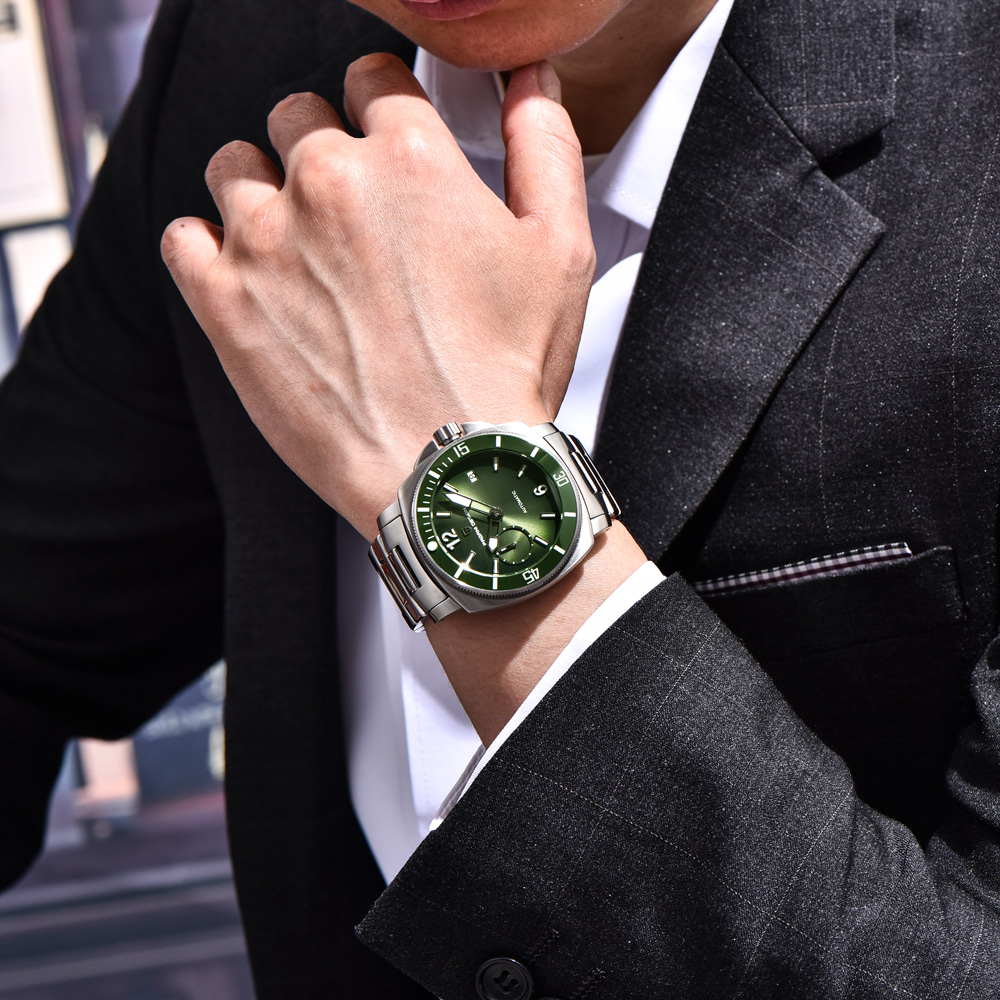 Reloj PAGANI DESIGN para hombr - Luxury Watch Green Dial reseña y precio