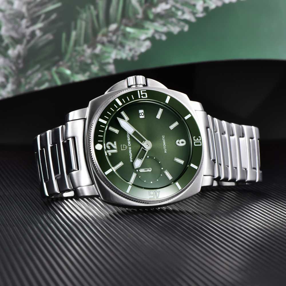 Reloj PAGANI DESIGN para hombr - Luxury Watch Green Dial reseña y precio