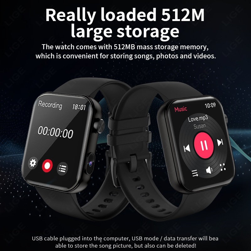 Reloj Inteligente LIGE con Cám - Luxury Watch Makes reseña y precio