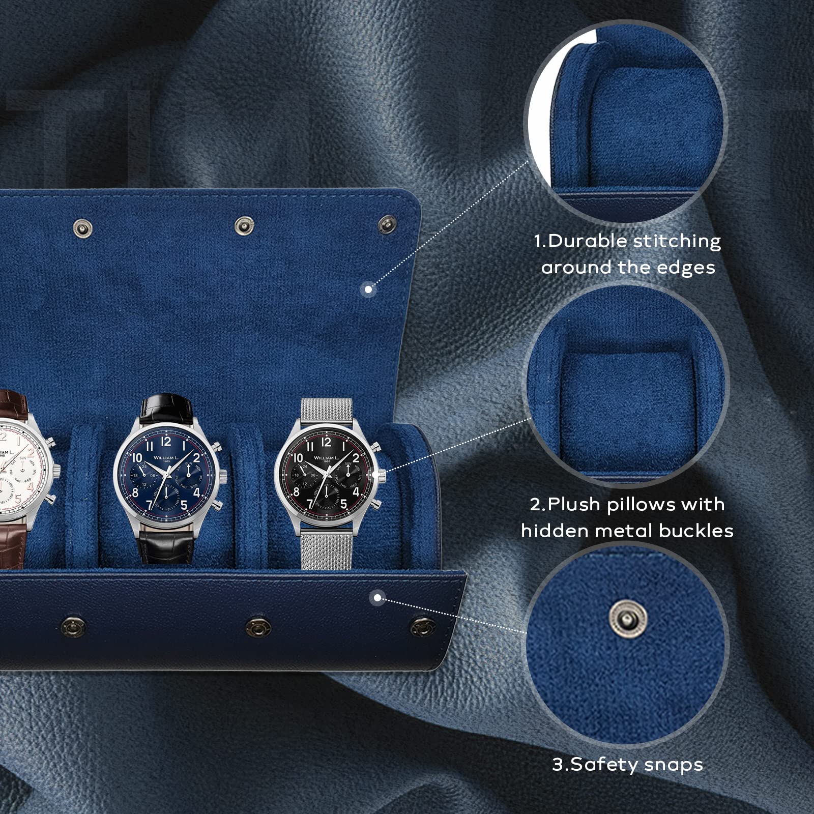 Estuche Organizador de Viaje p - Luxury Watch Travel Case reseña y precio