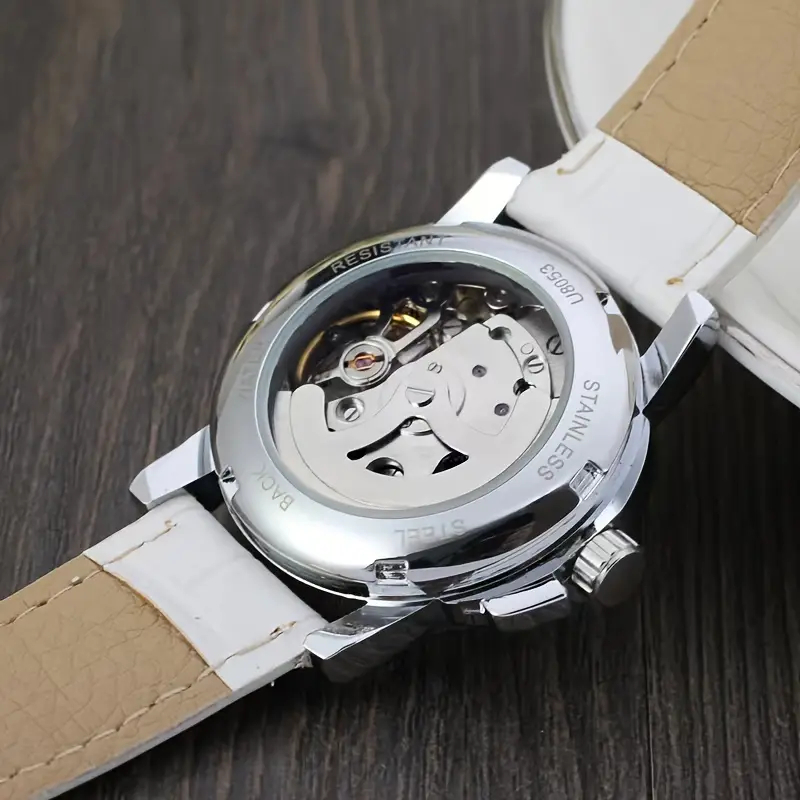 Reloj mecánico hueco para muje - Luxury Watch Protection Film reseña y precio