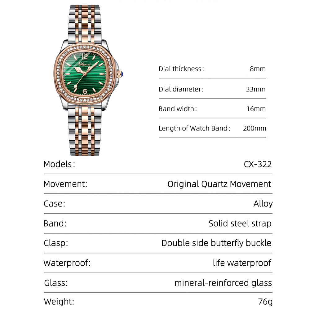 CHENXI Reloj de pulsera de cua - Luxury Watch Events reseña y precio