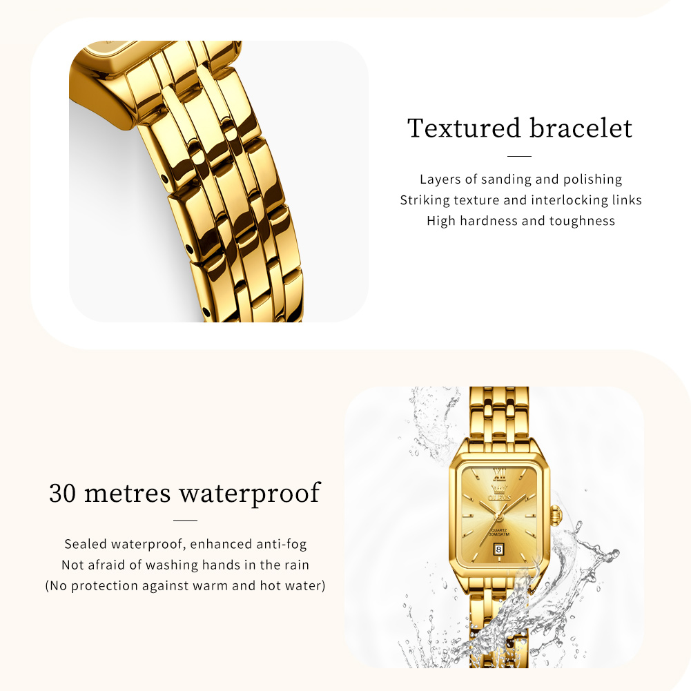 OLEVS, relojes de lujo de marc - Luxury Watch Green reseña y precio
