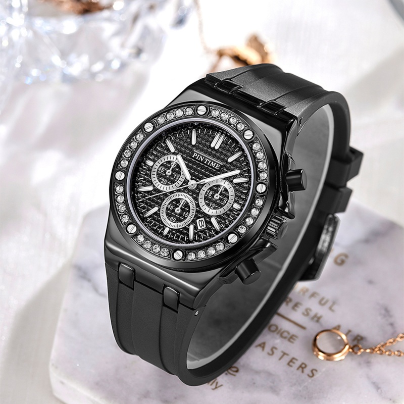 Nuevo Reloj de Mujer con Bisel - Luxury Watch Black reseña y precio