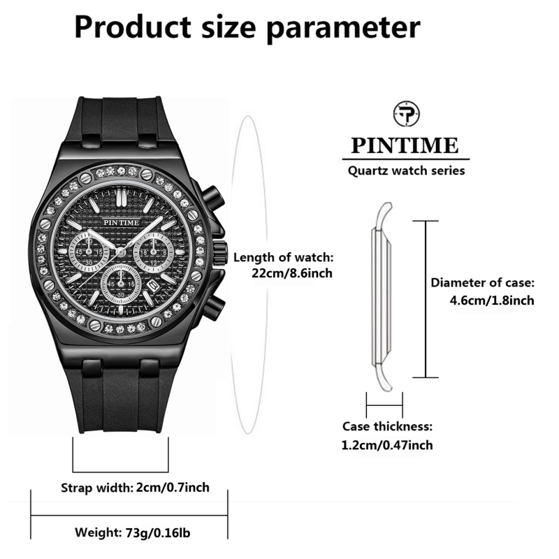 Nuevo Reloj de Mujer con Bisel - Luxury Watch Black reseña y precio