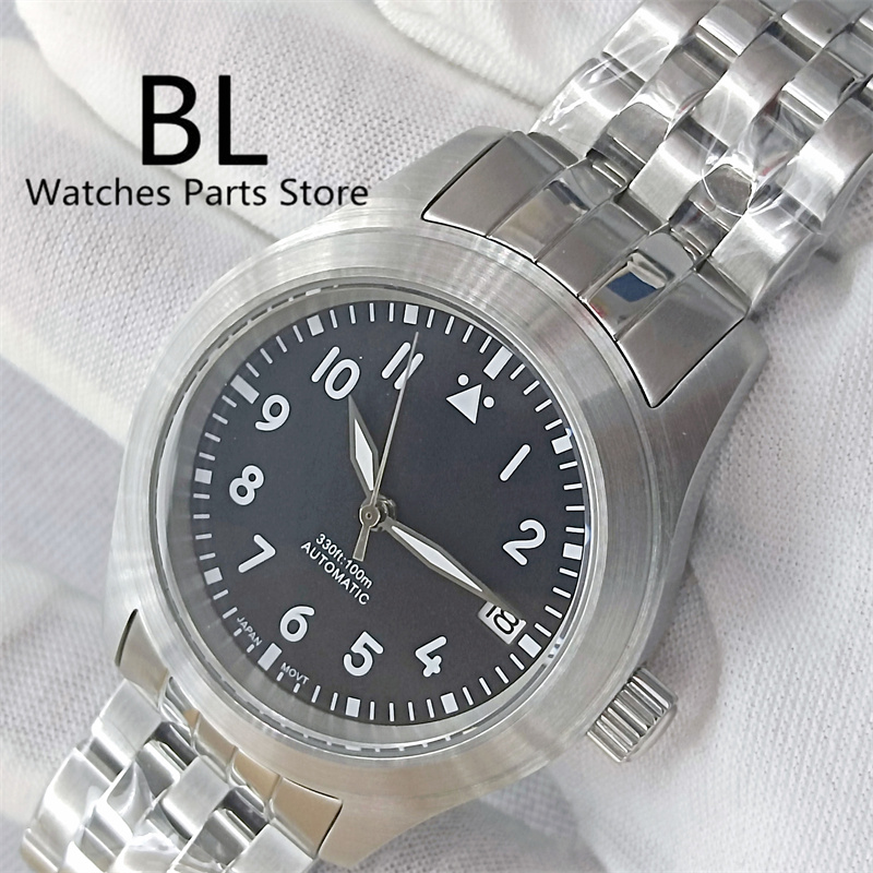 BLIGER 36mm/39mm estilo piloto - Luxury Watch Green Dial reseña y precio