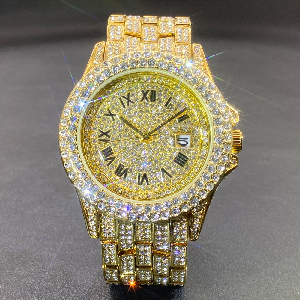 Reloj de Pulsera Grande Dorado - Luxury Watch Black reseña y precio