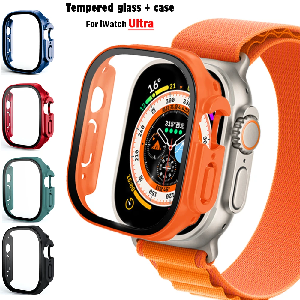Vidrio + funda para Apple Watc - Luxury Watch Protection Film reseña y precio