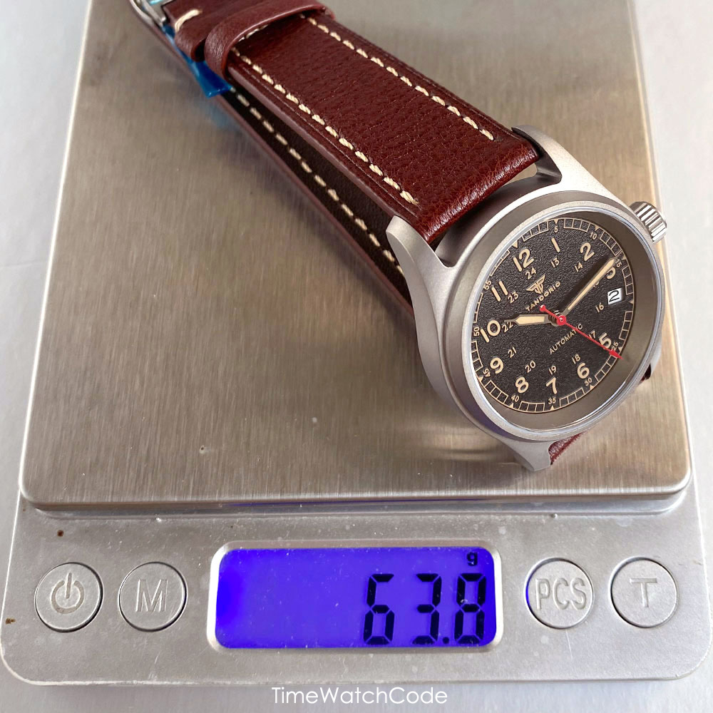 Reloj personalizado de titanio - Automatic Pilot Watch reseña y precio